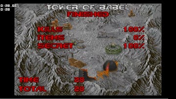 Ultimate Doom: E2M8 Nightmare! in 28s