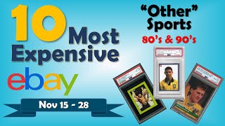 TOP 10 80s & 90s Other Sports Card Sales on eBay | Nov 15 - 28, Ep 45