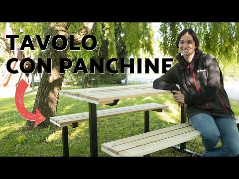 Video: Una panchina da giardino così importante