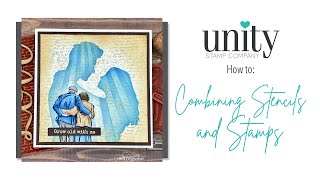 Unity Quick Tip: Stamping Over a Stenciled Design