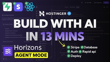 Horizons AI Agent Mode Just Killed Every AI App Builder (it