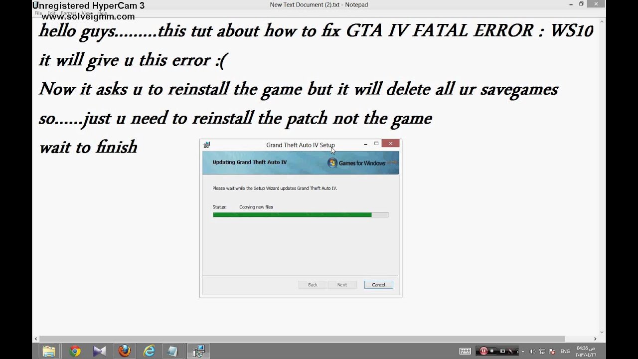 gta 5 fatal error fix