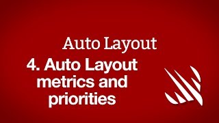 Auto Layout metrics and priorities: constraints(withVisualFormat:) – Auto Layout, part 4
