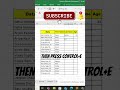 Split Full Name & Age in excel 1 second(The Ctrl+E Magic Trick) #ExcelFlashFill#CtrlE#ExcelDataSplit