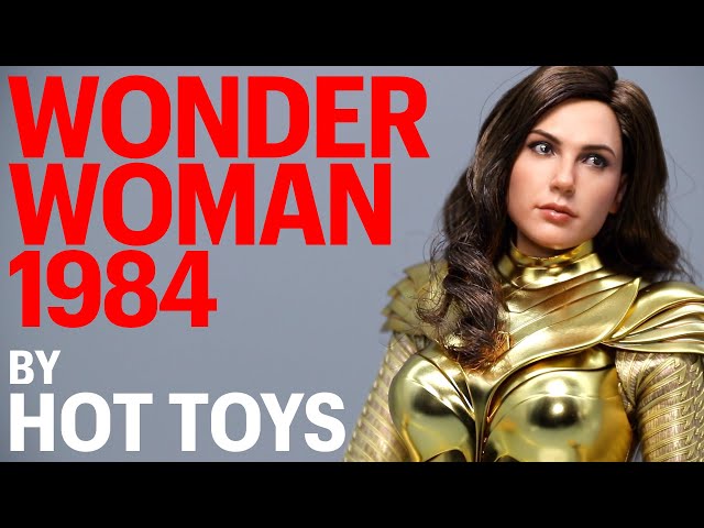 Hot Toys Wonder Woman Golden Armor Deluxe Version WW84 MMS578 1/6 Scale  Figure Unboxing & Review 