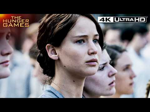 District 12 Reaping Day - Katniss Volunteers as Tribute | The Hunger Games