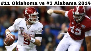 A HUGE Upset in the Sugar Bowl! (Oklahoma vs Alabama 2014) | CFB Throwback Highlights
