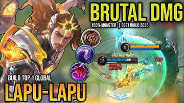 LAPU-LAPU BEST BUILD 2025 | BUILD TOP 1 GLOBAL LAPU-LAPU GAMEPLAY | MOBILE LEGENDS✓
