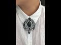 Black-White Soutache Pendant | Uulen Accessories