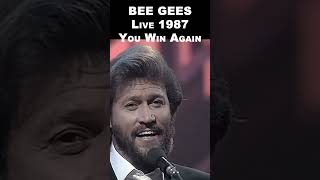 BEE GEES Live TOTP 1987 YOU WIN AGAIN #shorts #beegees #jivetubin #love