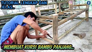 Tutorial to make bamboo chairs, how to make bamboo chairs