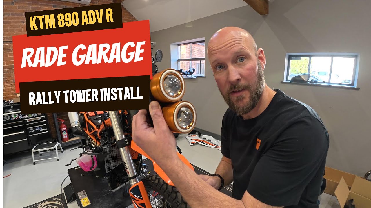 Fitting the Rade Garage Tower to My KTM 890 Adventure R 2024