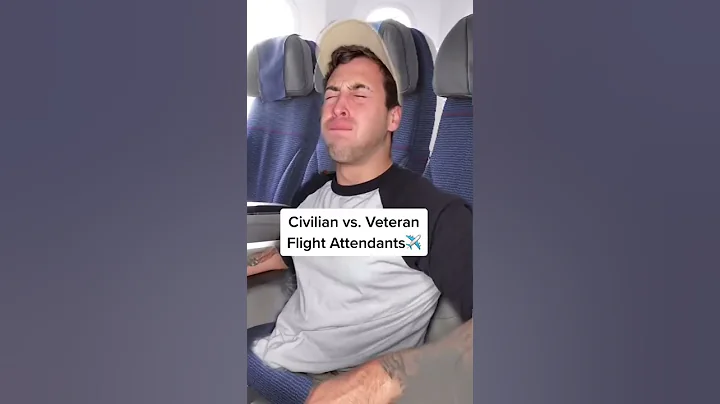 CIVILIANS VS VETERANS AS FLIGHT ATTENDANTS!! #SHORTS - DayDayNews