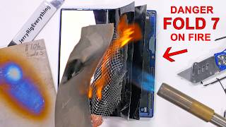 I lit my Samsung Z Fold 7 on Fire to see if Samsung lied...