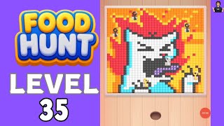 Food Hunt Pixel Puzzle Level 35 Full Walkthrough Solution 