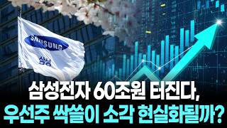 삼성전자 60조원 터진다, 우선주 싹쓸이 소각 현실화될까?
