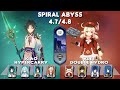 Spiral Abyss 4.7/4.8 | C0 Xiao Hypercarry & C0 Klee Double Hydro | Floor 12-9⭐| Genshin Impact