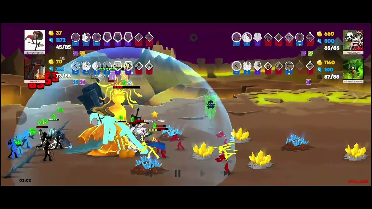 game play stick War saga 