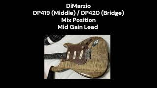 Tone Test - Momose MC - DP419 & DP420 (Mix Pos) - Mid Gain Lead Tone - 260524