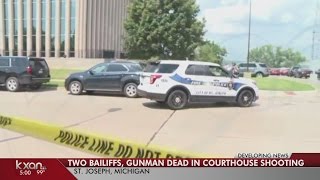 Two bailiffs shot, killed by inmate at Michigan courthouse