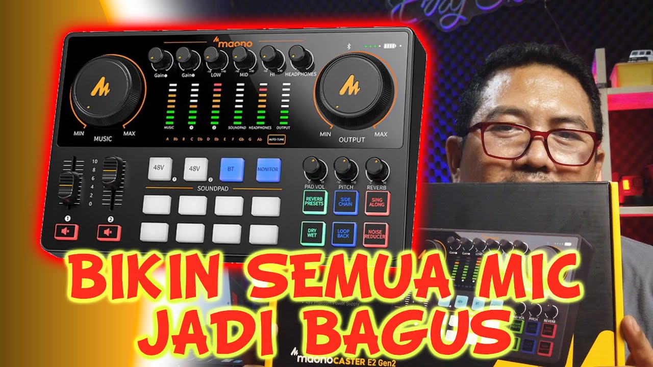Podcast, Streaming, Recording cukup 1 Alat Maonocaster E2 Gen 2, Praktis Ringan,  mobile, Gak Ribet
