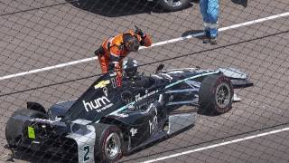 Josef Newgarden Incident at IMS - May 18, 2017