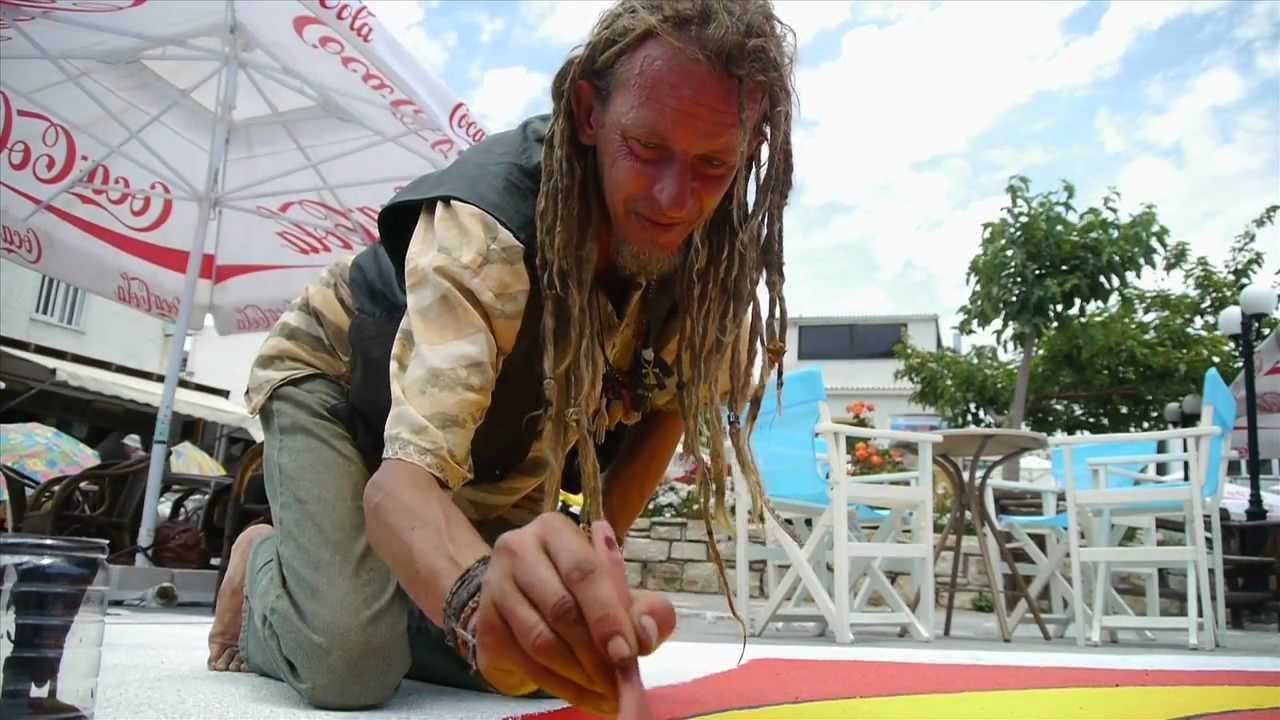 Matala, Street Painting 2012, by wolfsieger1