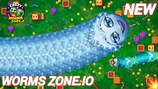🐍WORMS ZONE.IO 🔥 BIGGEST SNAKE EVER 👹 EP 16 | Noob to Pro Gameplay 💥 Top 1 Rank Challenge 💯