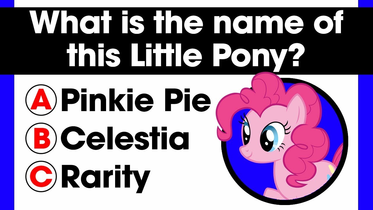 Quiz de My Little Pony.