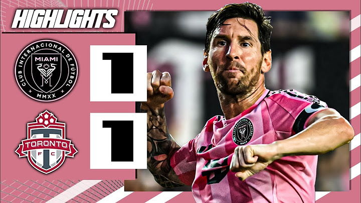 Messi Drops MASTERCLASS And Creates History in USA | Inter Miami vs Toronto 1-1 | HIGHLIGHTS