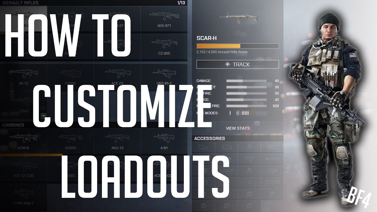 Battlefield 4 Tiered Loading and Weapon Customization Shown in Video