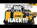 ⚠️ EXPLOSIVE DEWALT 20v XR Drill Driver Kit HACK !!! ☢️☢️🚀