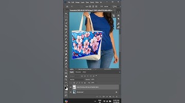 How to create realistic girls bag mockup in photoshop | Easy design #mockup #design