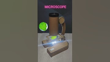 How to make a MICROSCOPE Easily #microscope #diy #shorts #scienceproject