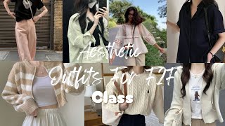 Aesthetic\Minimalist Outfits For College 2024(Color Combos) Pinterest & Korean OutFits
