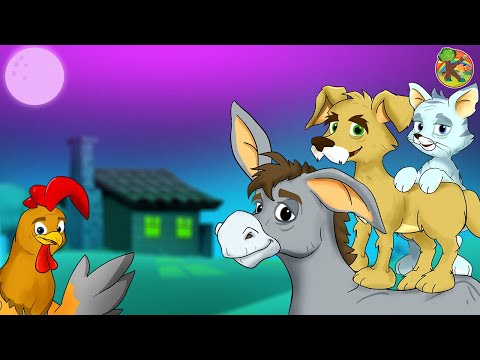 Bremen Town Musicians | KONDOSAN English Fairy Tales & Bedtime Stories for Kids | Cartoon | HD 4K