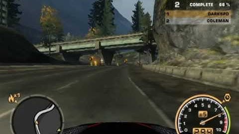 NFS MW Highlands 1st Lap 43:41 key+auto by LGNDxDARKSPEED