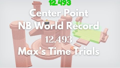 #maxstimetrial | Center Point Bounceless WR 12.493 (FIRST SUB 12.5)