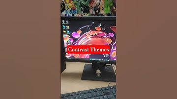 Contrast Themes 🔥| Day-0562 | Windows Tips #techreels #reel #short #windows11tips #windows11