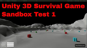 Unity FP survival game, sandbox test 1