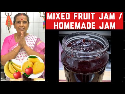 How to make Mixed fruit jam / Homemade Jam by Revathy