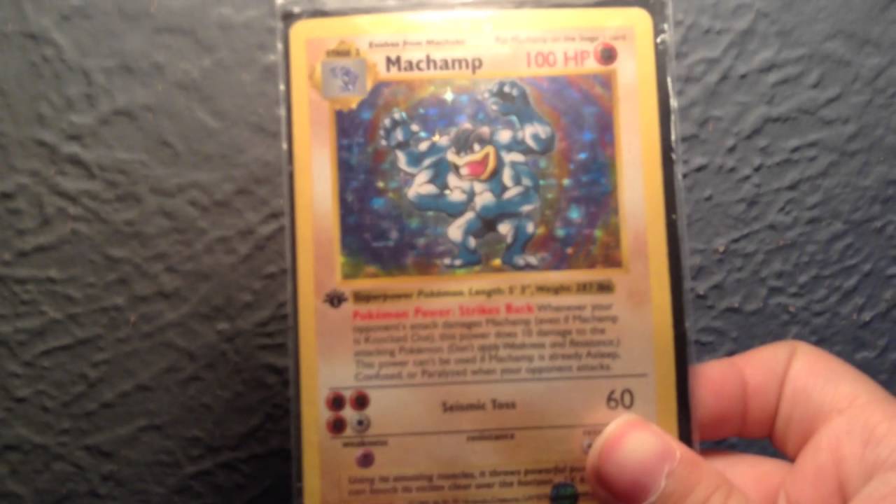 1st Edition Machamp YouTube