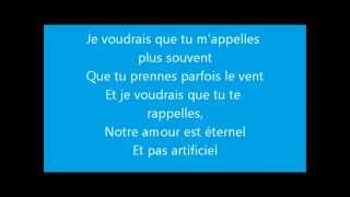 Video thumbnail of "J't'emmène au vent (Lyrics)  Louise Attaque"