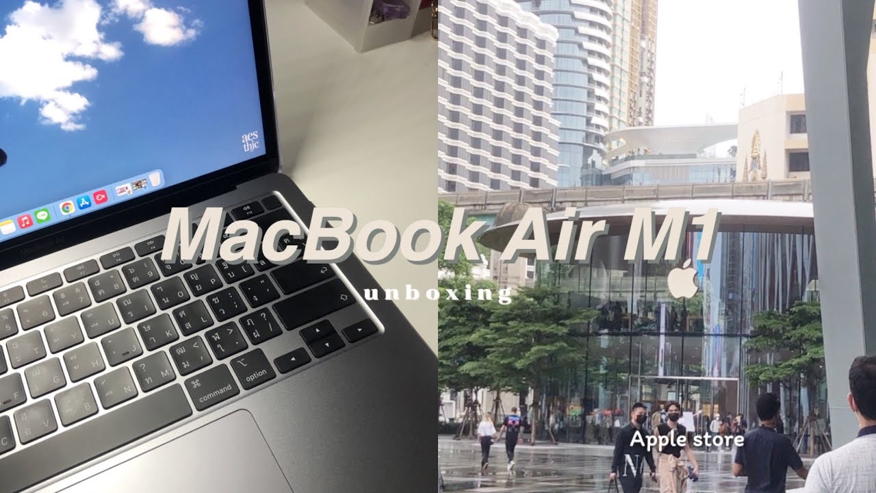 Mini vlog | MacBook Air M1 unbox+set up 🧃
