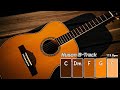 Light Up Folk Rock Acoustic Guitar Backing Track in C Major 88