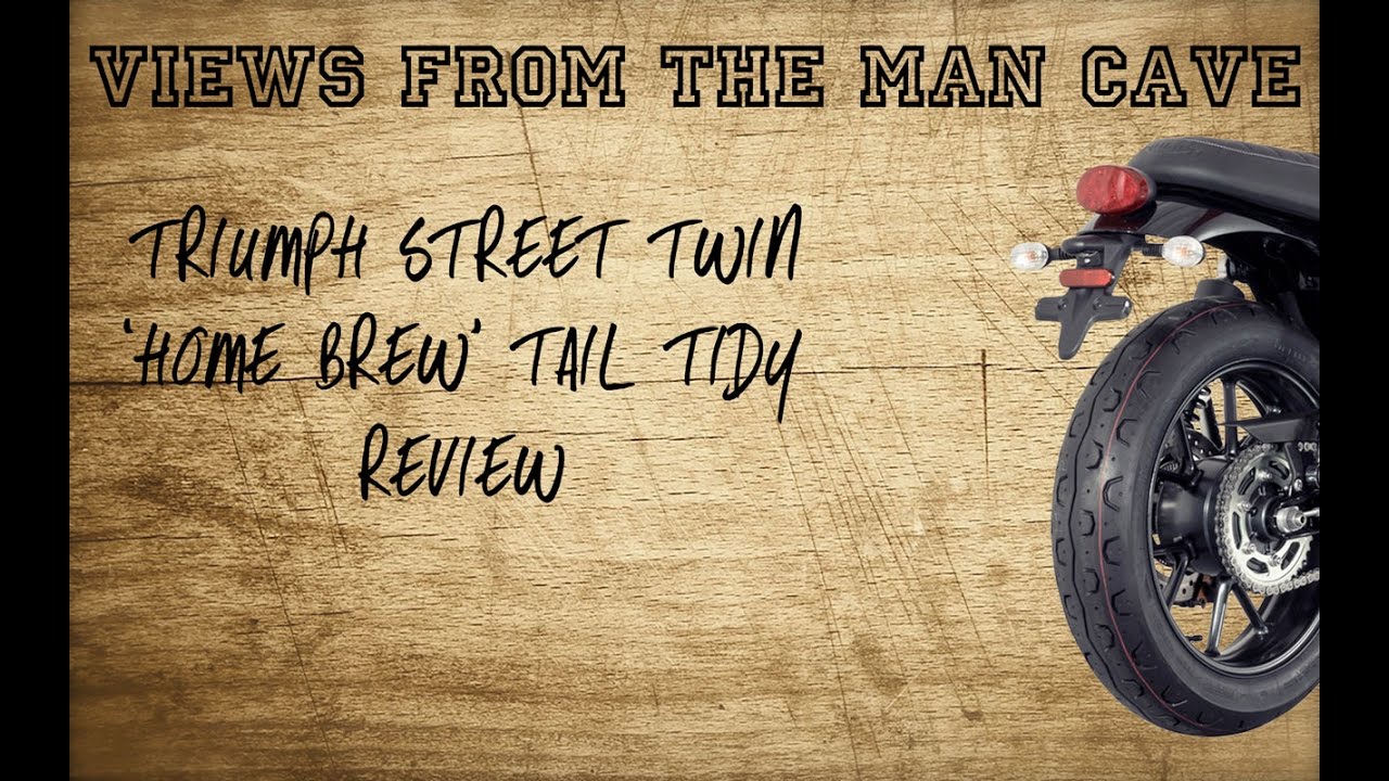 Triumph Street Twin - Home Brew Tail Tidy - YouTube