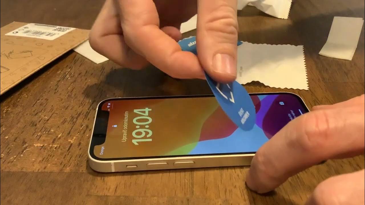 How to apply glass screen protector on iphone 12 mini YouTube