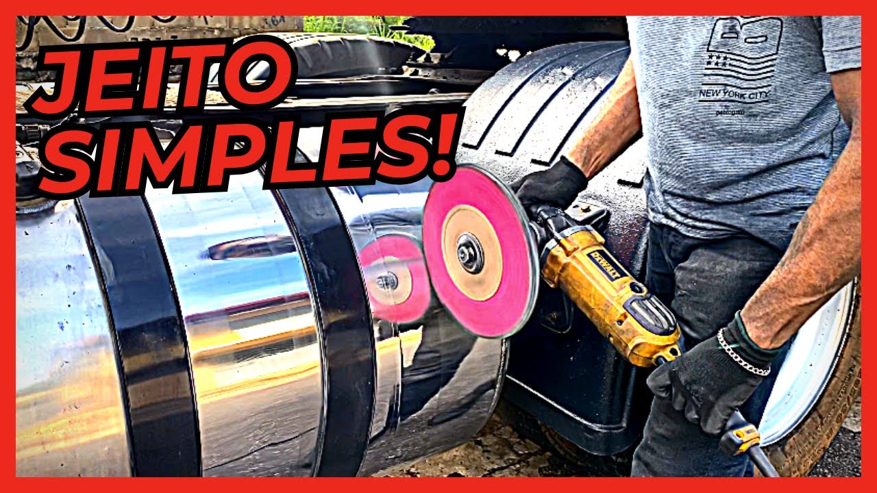 POLIMENTO DE TANQUE DE ALUMÍNIO - Como polir tanque de alumínio!