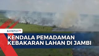 Pemadaman Kebakaran Lahan Kosong di Tanjung Jabung Barat Terkendala Akses Jalan