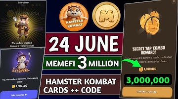 MemeFi Secret Combo Code Today? Claim 3M Coin in MemeFi Free! MemeFi 1 to 11 Level